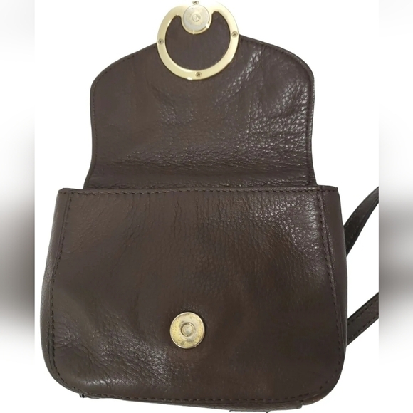 Michael Kors Fulton Crossbody Brown Leather Purs Bag. - Picture 9 of 12